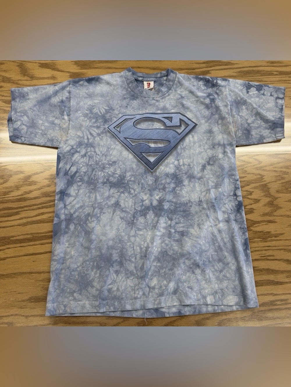 90s Six Flags Superman Ultimate Flight Single Stitch Roller Coaster Shirt USA L